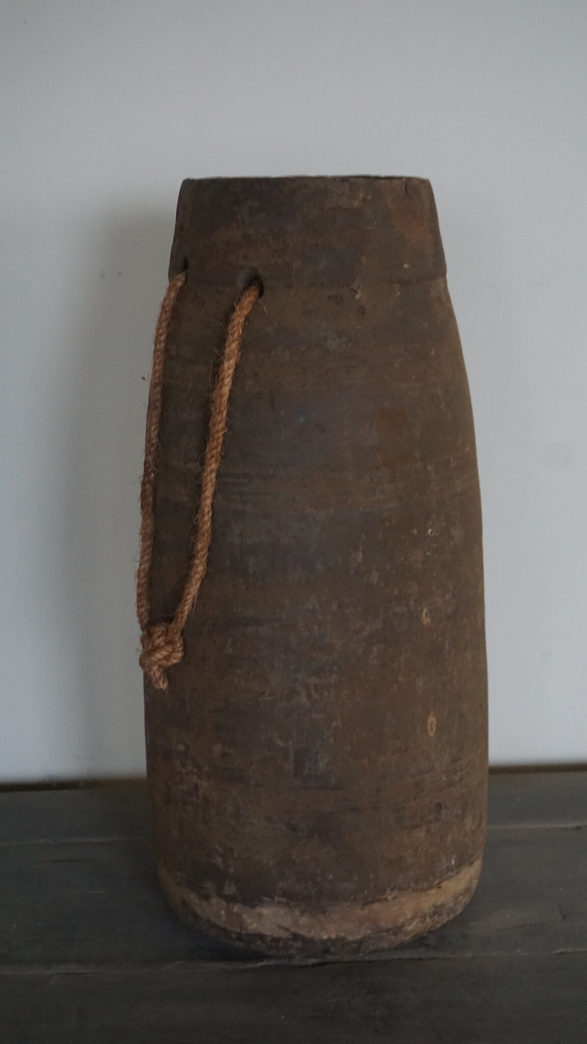Aura Peeperkorn Unieke Houten Pot | L | H37 x D13 cm