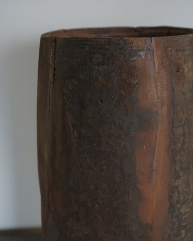 Aura Peeperkorn Unieke Houten Pot | L | H31 x D15,5 cm