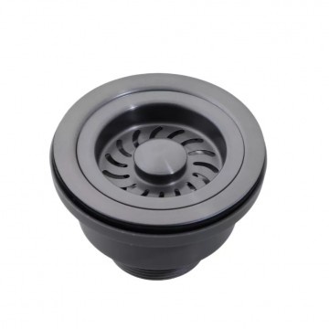 Rene Houtman Gootsteenafvoer | Gun Metal | 11,5 cm