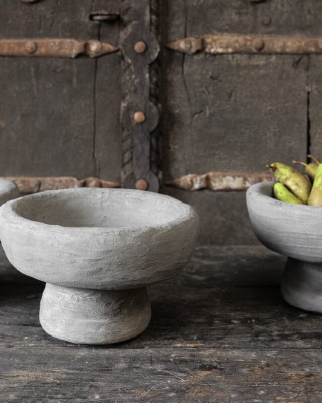 Be-Uniq Schaal | Organic Collection | Set Van 2 | H12 x D32 cm