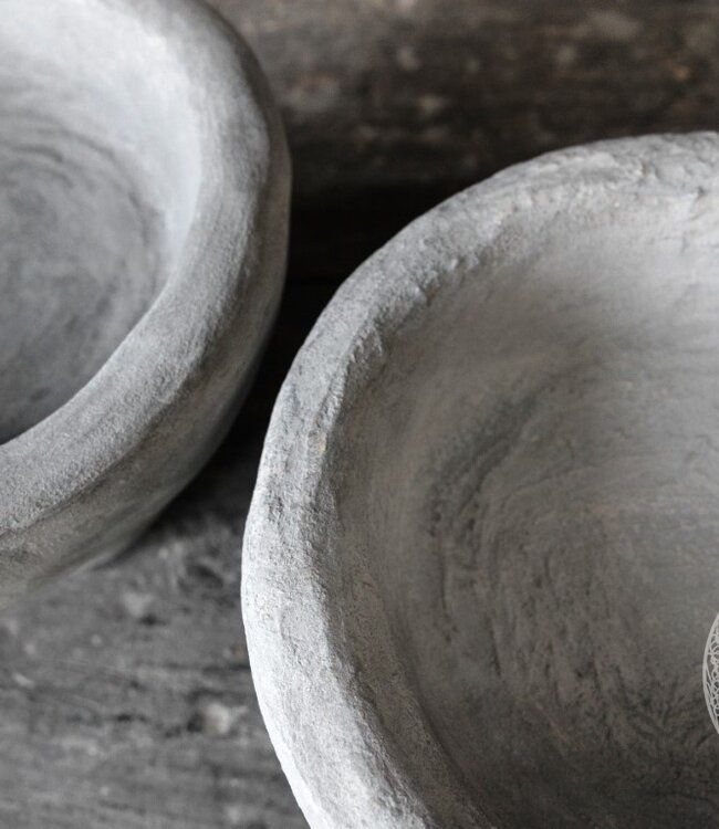 Be-Uniq Schaal | Organic Collection | Set Van 2 | H12 x D32 cm