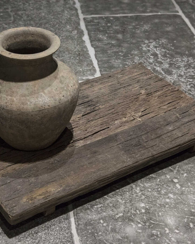 Be-Uniq Bajot | Oud Verweerd Hout | H5 x B30 x D50 cm
