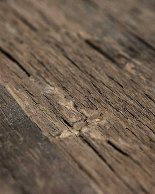 Be-Uniq Bajot | Oud Verweerd Hout | H5 x B30 x D50 cm