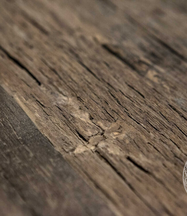 Be-Uniq Bajot | Oud Verweerd Hout | H5 x B30 x D50 cm