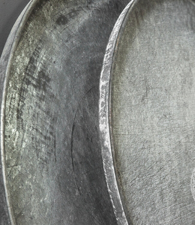 Be-Uniq Dienblad | Set Van 2 | Verweerd Metaal| Large