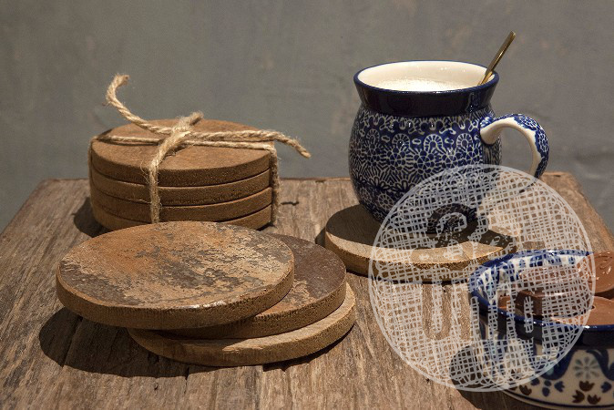 Be-Uniq Onderzetter | Set Van 6 | Teakhout