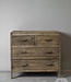 Be-Uniq Oude Ladekast | Rustiek Verweerd | H90 x B107 x D46 cm