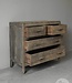 Be-Uniq Oude Ladekast | Rustiek Verweerd | H90 x B107 x D46 cm
