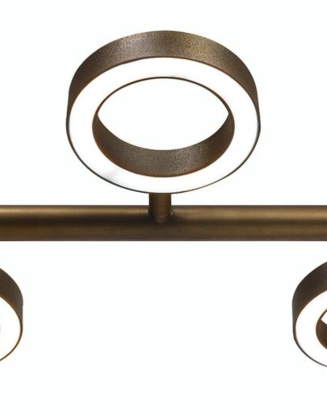 Frezoli Apriro Hanglamp | 8 Lichten | Donker Messing