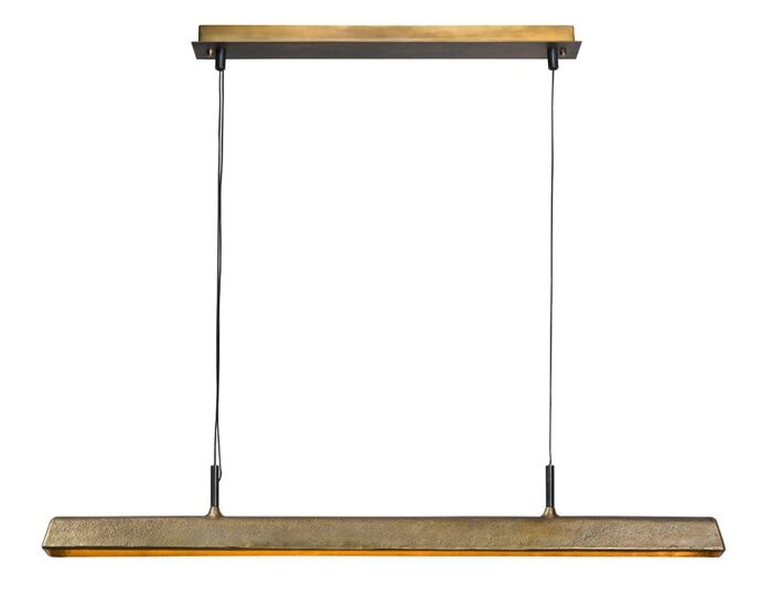 Frezoli Stretto Hanglamp | Donker Messing | L250 cm
