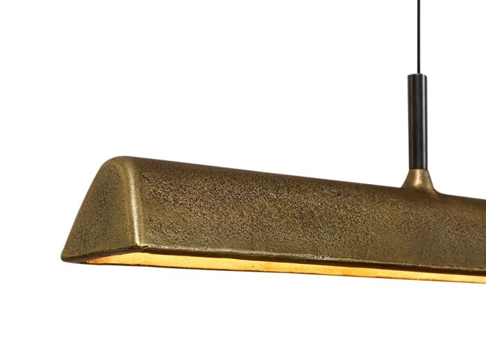 Frezoli Stretto Hanglamp | Donker Messing | L250 cm