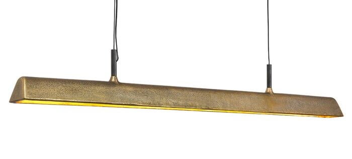 Frezoli Stretto Hanglamp | Donker Messing | L250 cm