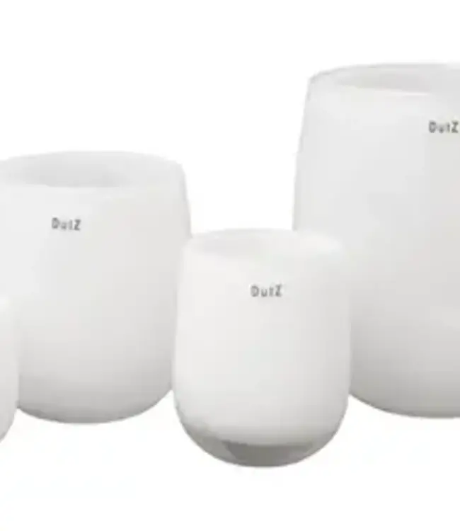 DutZ Vaas Barrel | Wit | 4 Maten