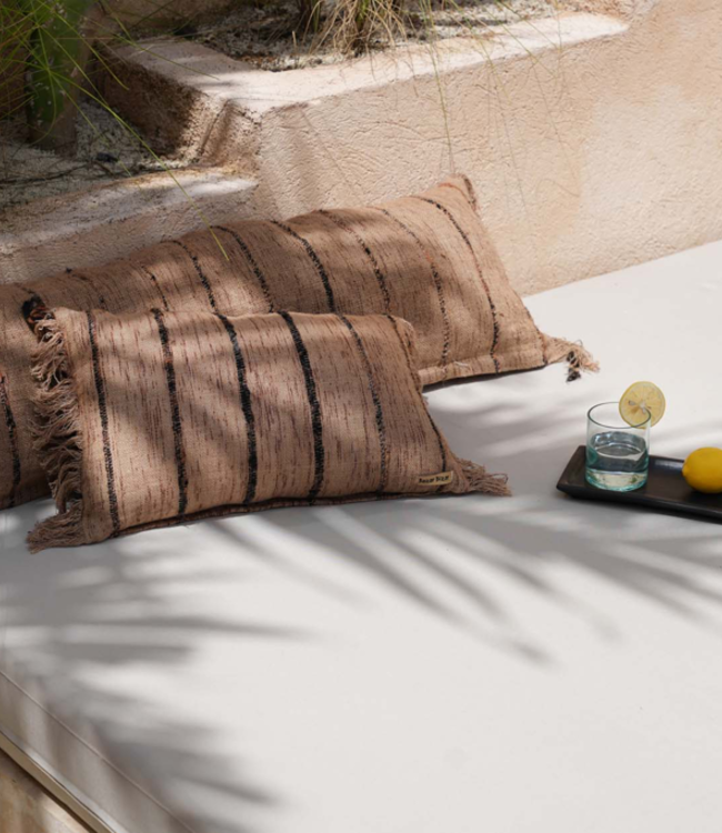 Bazar Bizar De Oh My Gee Kussenhoes - Beige Black - 35x100