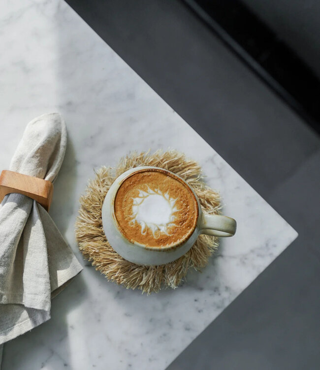 Bazar Bizar De Teak Root Servetring - Set van 4