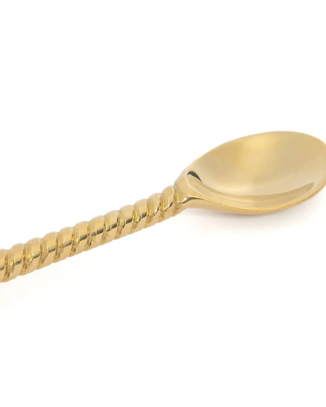 Bazar Bizar De Pineapple Lange Lepel - Goud