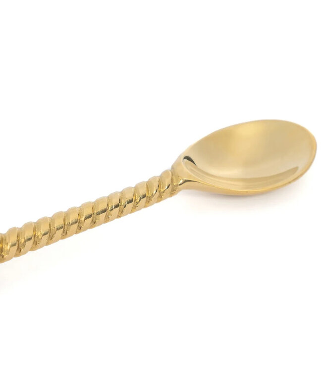 Bazar Bizar De Pineapple Lange Lepel - Goud