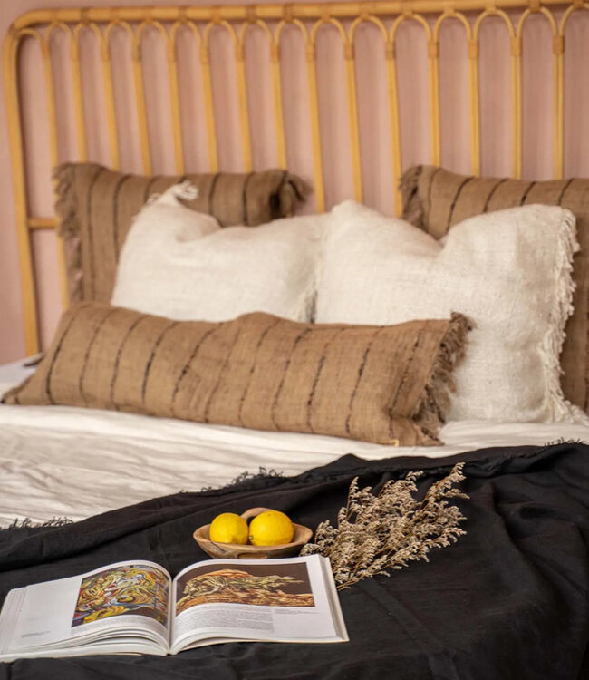 Bazar Bizar De Oh My Gee Kussenhoes - Beige Black - 35x100