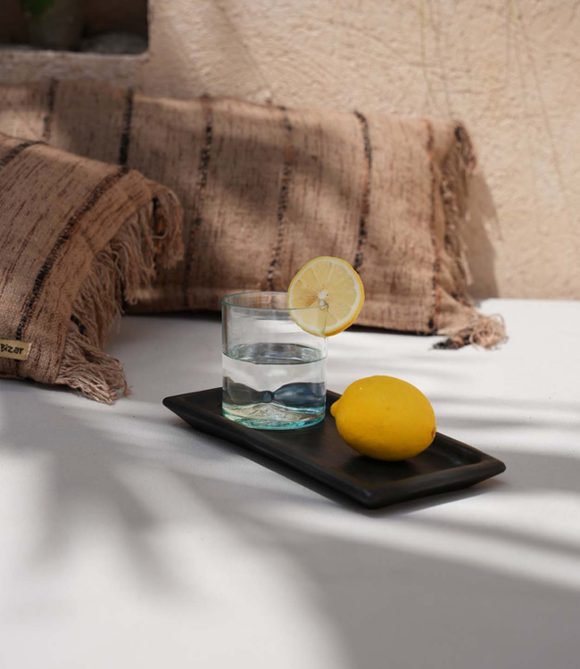 Bazar Bizar Het Burned Sushi Bord - Zwart - M