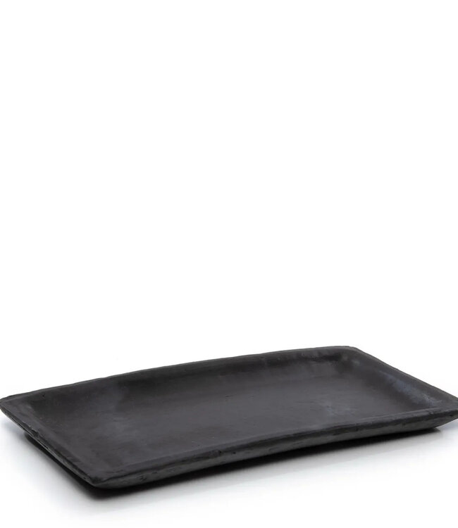 Bazar Bizar Het Burned Sushi Bord - Zwart - M