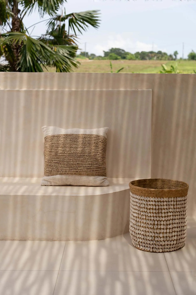 Bazar Bizar De Pandan Mand #1 - Naturel Wit