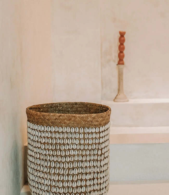 Bazar Bizar De Pandan Mand #1 - Naturel Wit
