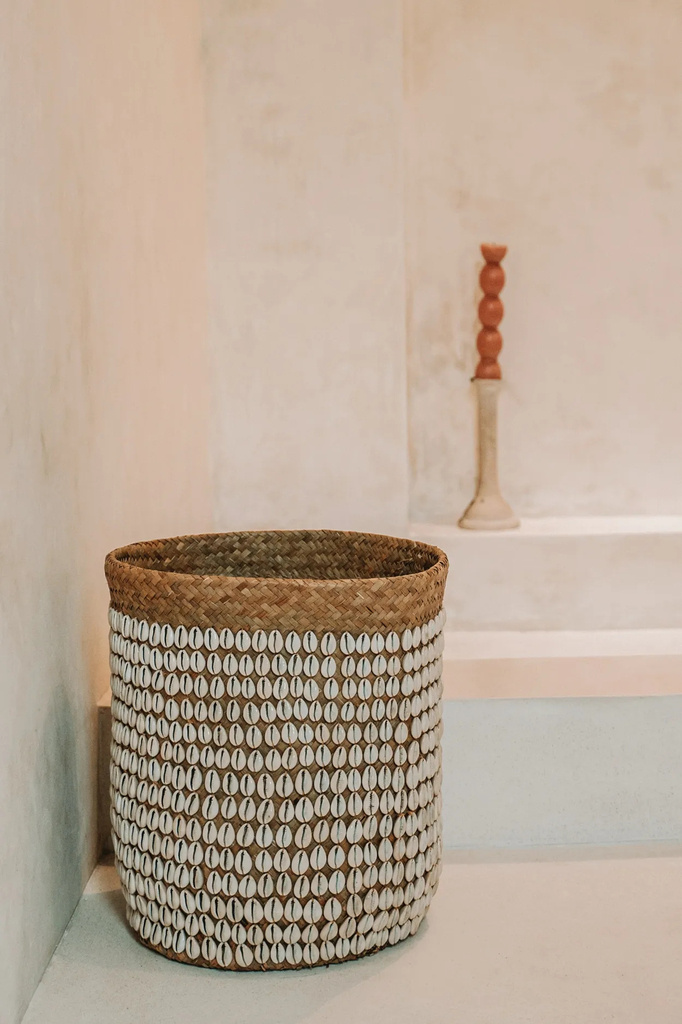 Bazar Bizar De Pandan Mand #1 - Naturel Wit