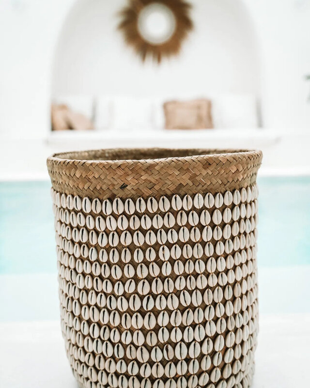 Bazar Bizar De Pandan Mand #1 - Naturel Wit