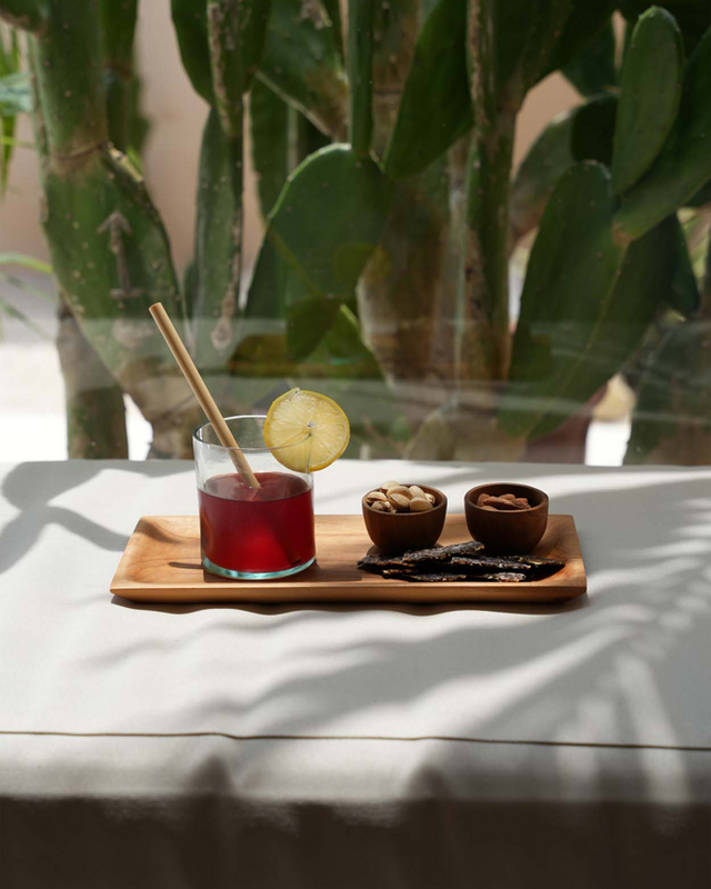 Bazar Bizar De Teak Root Sushi Bord - M