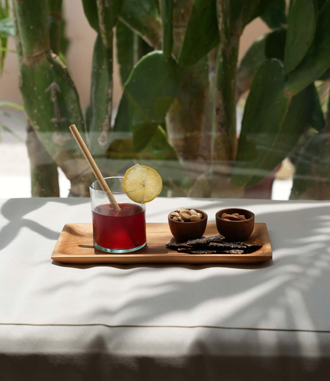 Bazar Bizar De Teak Root Sushi Bord - M