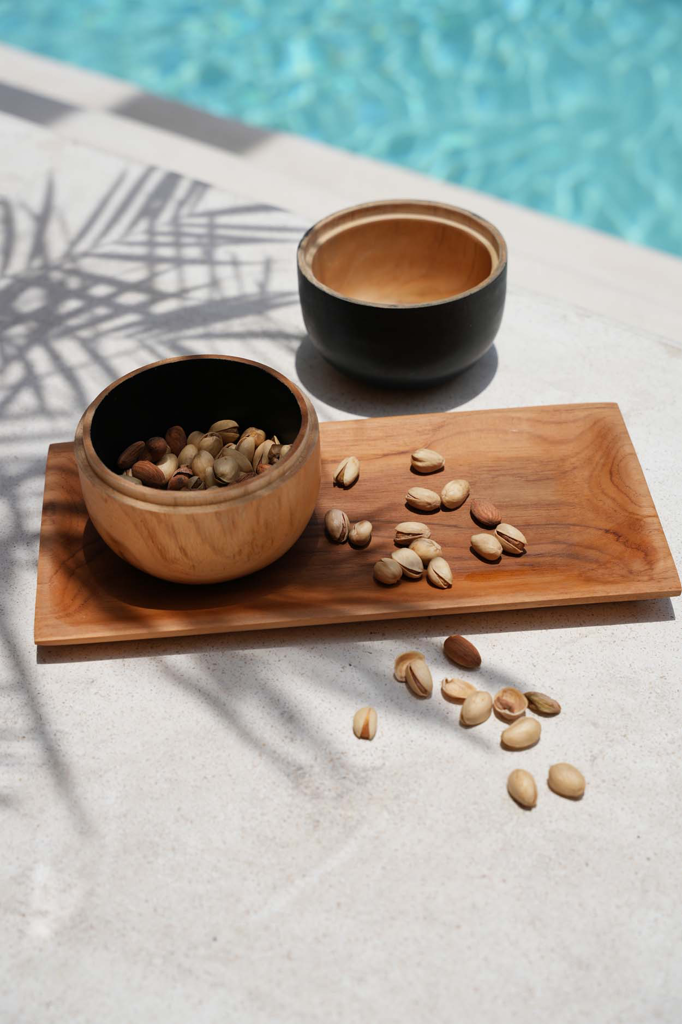 Bazar Bizar De Teak Root Sushi Bord - M