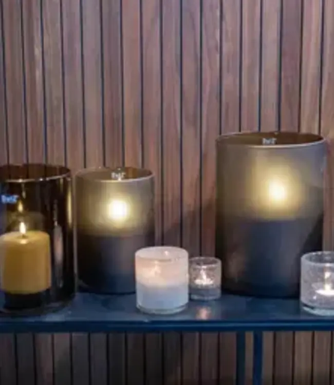 DutZ Windlicht Cilinder | Smoke | 6 Maten