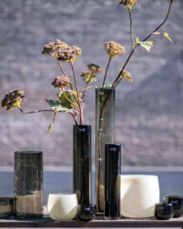 DutZ Windlicht Cilinder | Smoke | 5 Maten