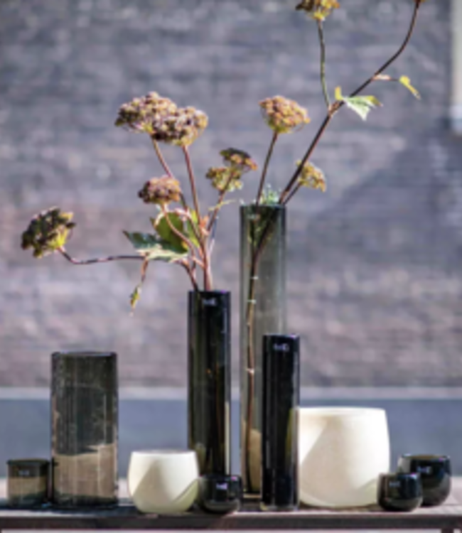 DutZ Windlicht Cilinder | Smoke | 5 Maten