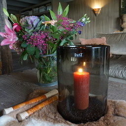 DutZ Windlicht Cilinder | Smoke | 5 Maten
