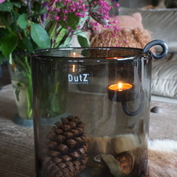 DutZ Windlicht Cilinder | Smoke | 5 Maten