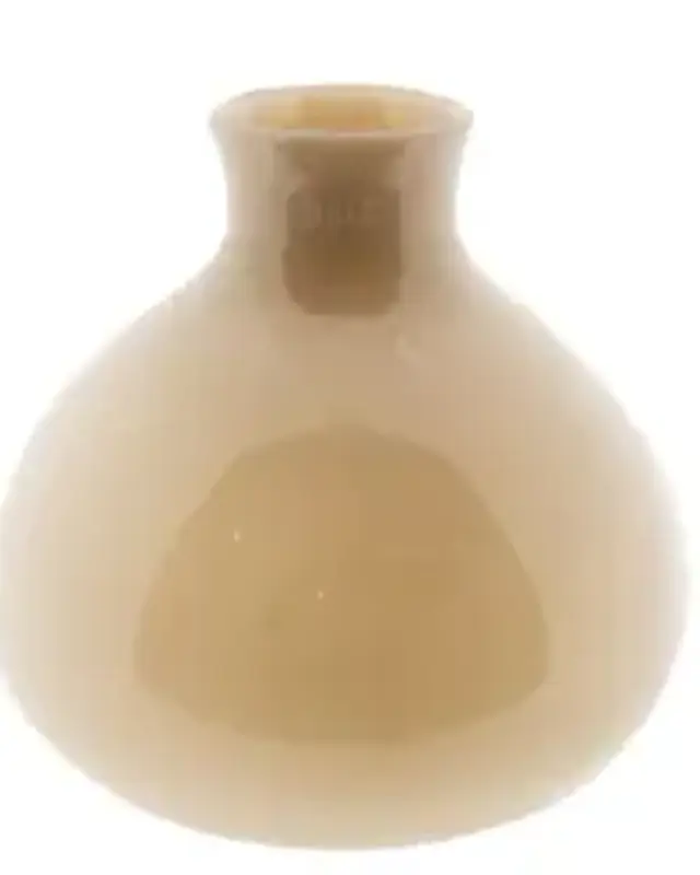 DutZ Vaas Bottle Bucca | Beige | H30 x D29 cm