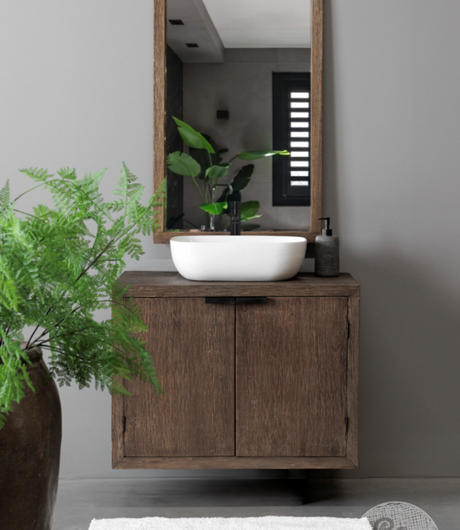 Be-Uniq Hangend Badkamermeubel | Rustic Collection | H60 x B80 x D45 cm