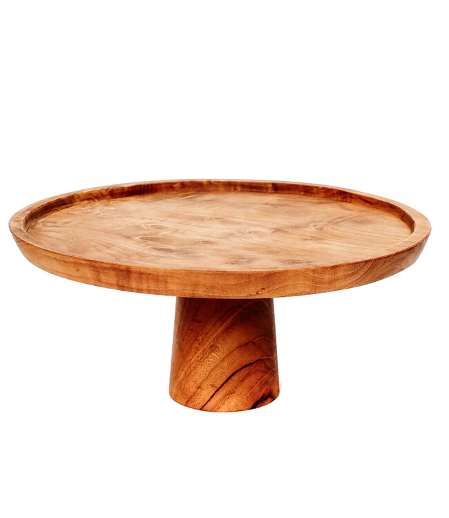 Bazar Bizar De Teak Root Taart Plateau - L