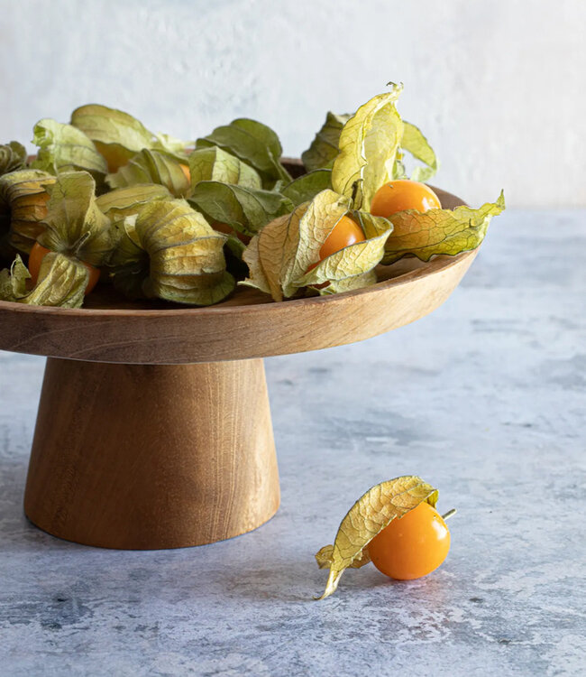 Bazar Bizar De Teak Root Taart Plateau - L