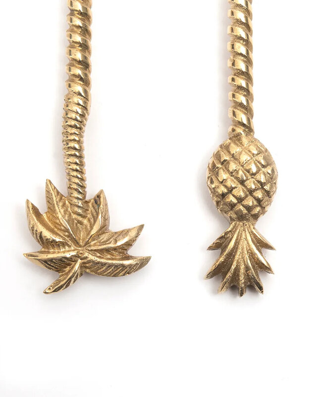 Bazar Bizar De Ananas Vork - Goud