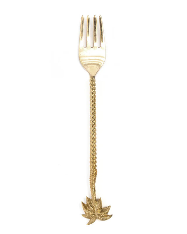 Bazar Bizar De Palmboom Vork - Goud