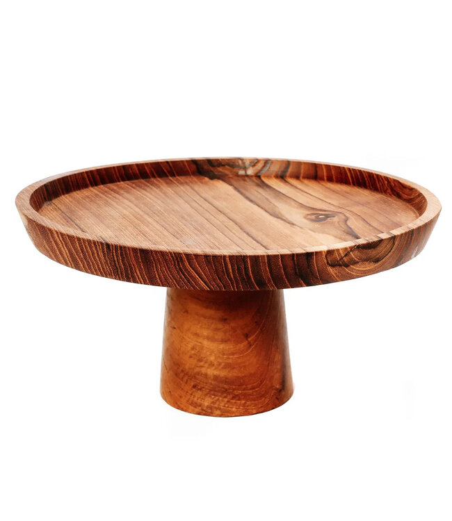 Bazar Bizar De Teak Root Taart Plateau - M