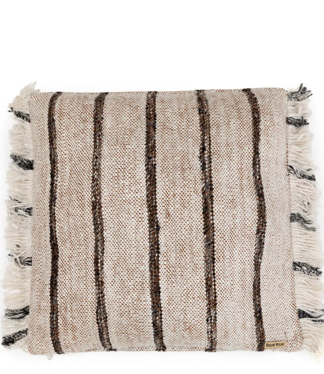 Bazar Bizar De Oh My Gee Kussenhoes - Bohemian Wit - 60x60