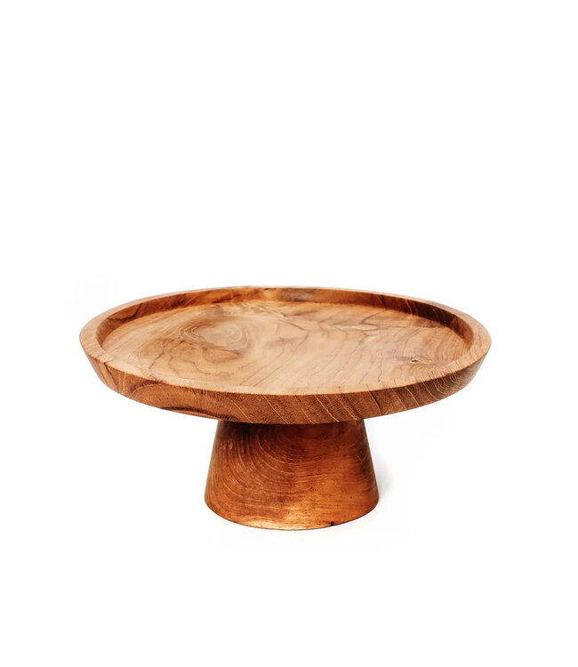 Bazar Bizar De Teak Root Taart Plateau - S
