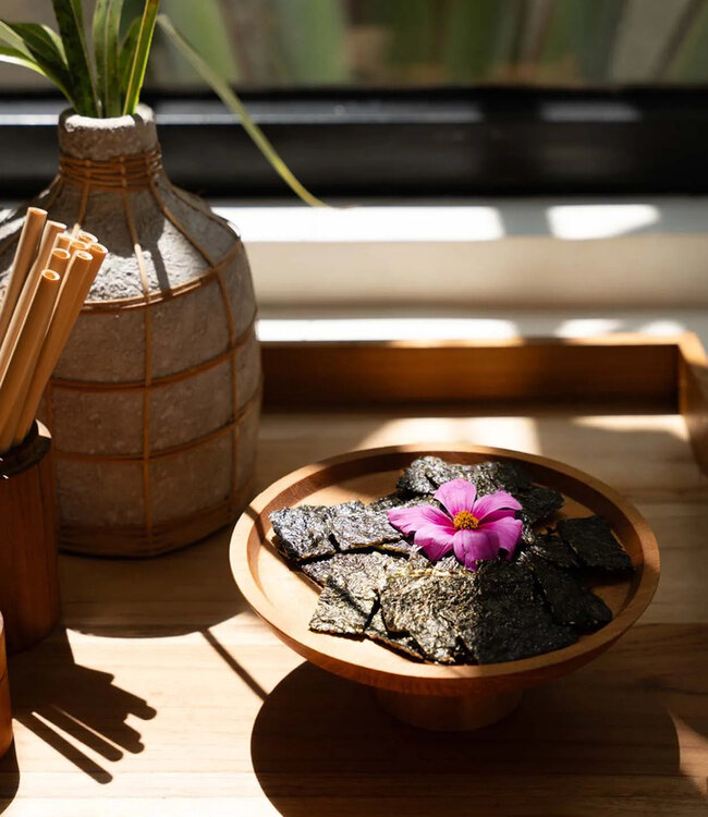 Bazar Bizar De Teak Root Taart Plateau - S