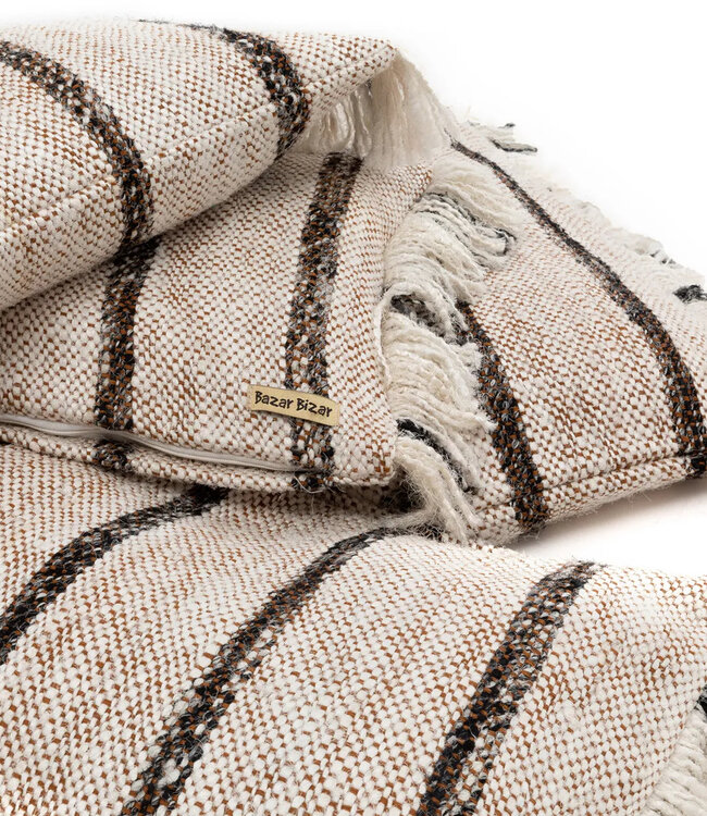 Bazar Bizar De Oh My Gee Kussenhoes - Bohemian Wit - 60x60