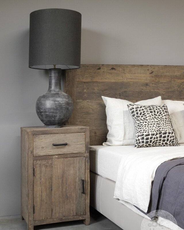 Be-Uniq Bed Hoofdbord | Oud Hout | H140 x B200 x D5 cm