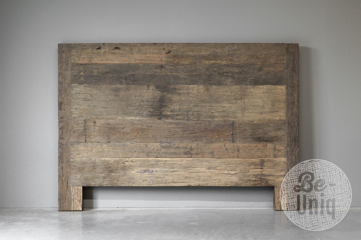 Be-Uniq Bed Hoofdbord | Oud Hout | H140 x B200 x D5 cm