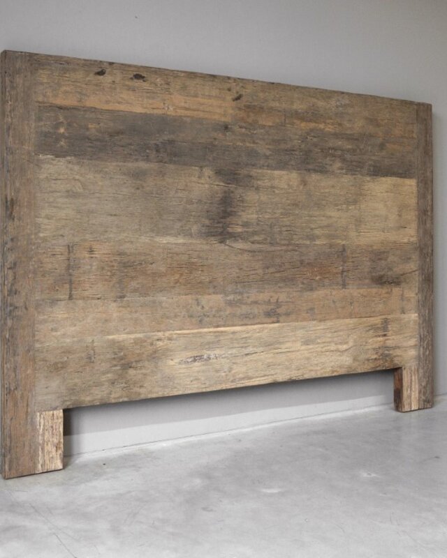 Be-Uniq Bed Hoofdbord | Oud Hout | H140 x B200 x D5 cm